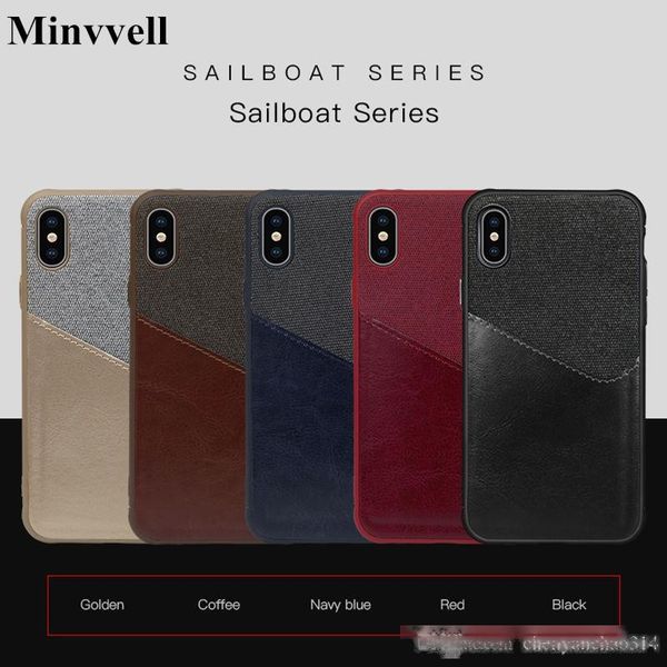 

pu leather hard pc case for iphone x for samsung galaxy s9 s8 plus note 9 8 cloth card slot cover for iphone 7 8 plus xs max xr