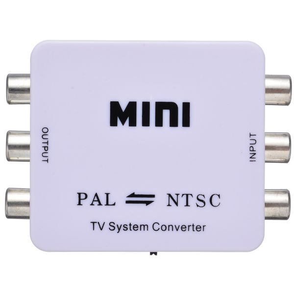 

mini pal to ntsc ntsc to pal adapter white converter bi-directional tv system converter switcher usb cable 10pcs/lot