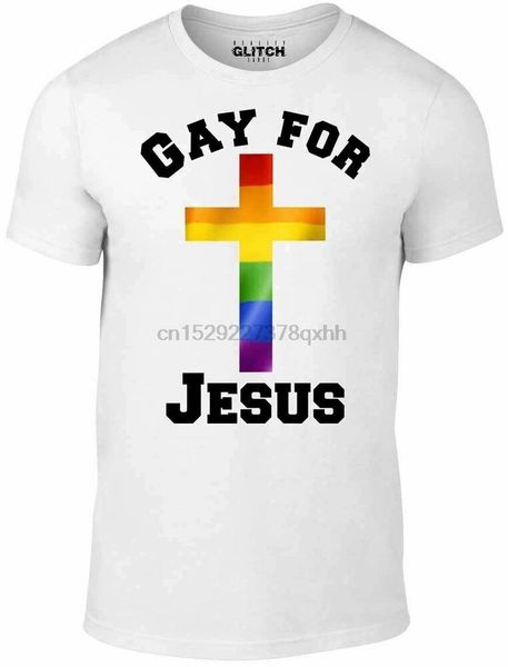 

gay for jesus t-shirt - funny t shirt religion christ joke retro bible pride