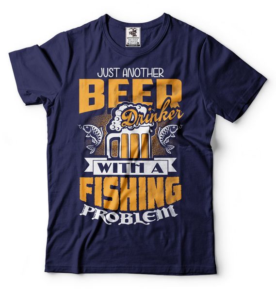 

2019 fashion summer style fishings t-shirt fishings shirt gift for fisherman funny t-shirt beer lover shirt tee shirt