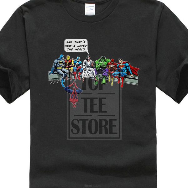 

and that's how i saved the world t shirt jesus and superheroes christian new