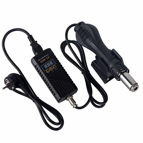 

hot air gun 8858 паяльная станция micro паяльная светодиодный цифровой фен для пайки 700w тепловые пушки сварочное оборудование инструменты
