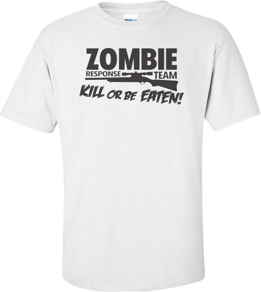 

2020 мода hot zombie response team убить или быть съеденным t-рубашка футболка
