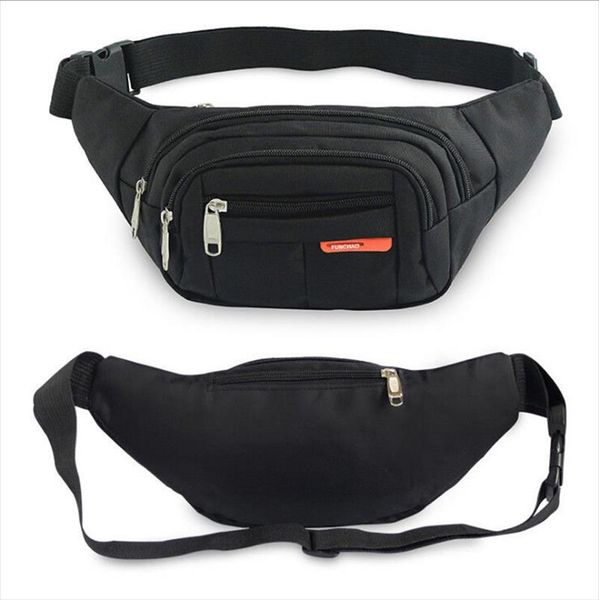 

2019 новых hot fanny pack mens женщины талии hip пояс сумка кошелек мешок денег пояс бумажник путешествие спорт нейлон 3 молния талия