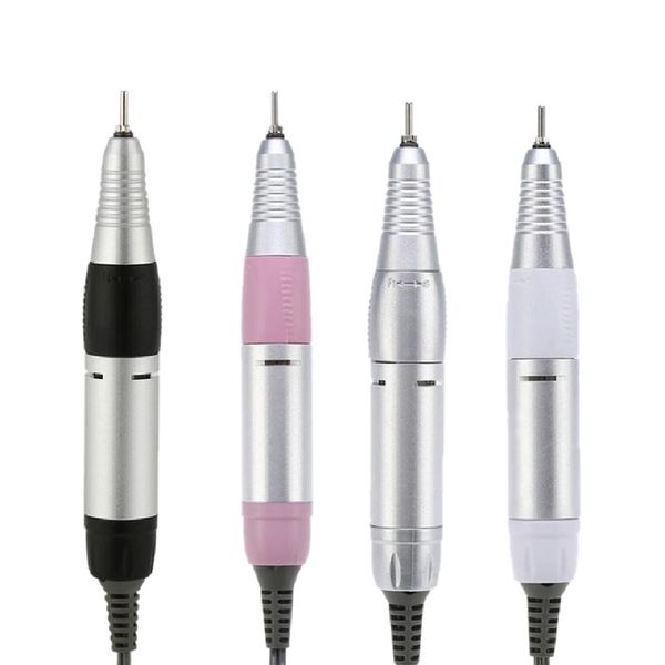 

professional electric nail art drill pen handle file polish grind machine handpiece manicure pedicure tool nail art accessories, Silver