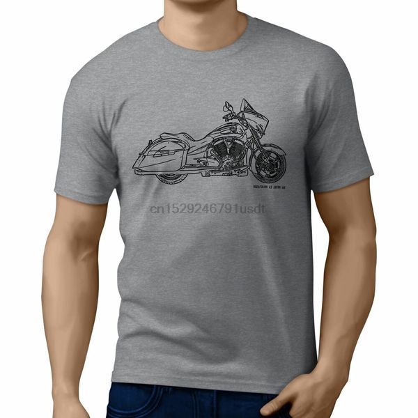 

jl illustration for a victory cross country motorbike fan t-shirt