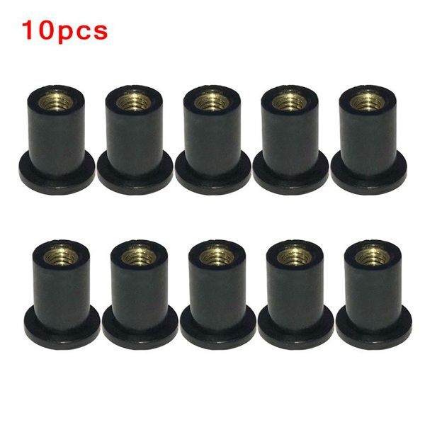 

universal 10pcs motorcycle windshield rubber nut m5 vibration damper panel mounting 5mm brand new and high quality
