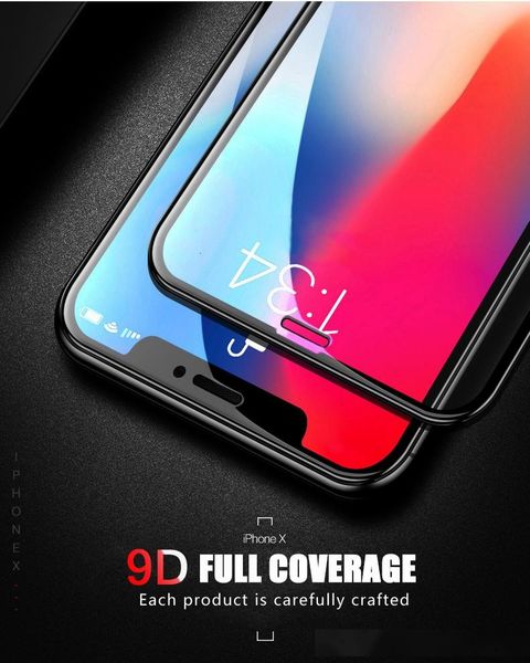 

9d tempered glass screen protector for iphone 11 pro xs max xr 8x87 6 6s complete glue protective screen protector