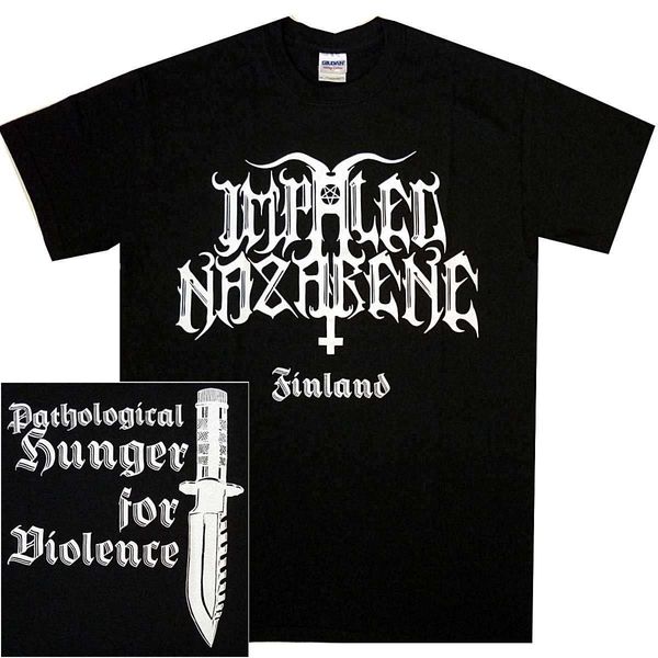 

impaled nazarene pathological hunger shirt s m l xl xxl 3xl black metal t-shirt t shirt brand clothes summer 2018 tee