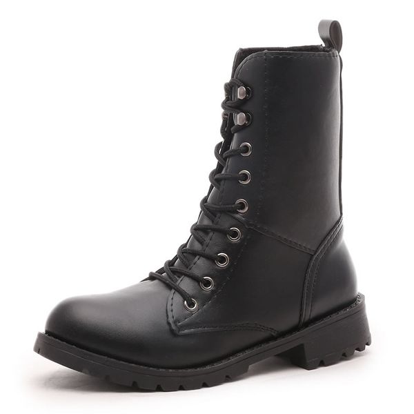 

new style of female ankle boot in autumn and winter is handsome, Black