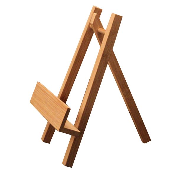 

bamboo tea cake stand p display rack plate picture frame holder easel ing