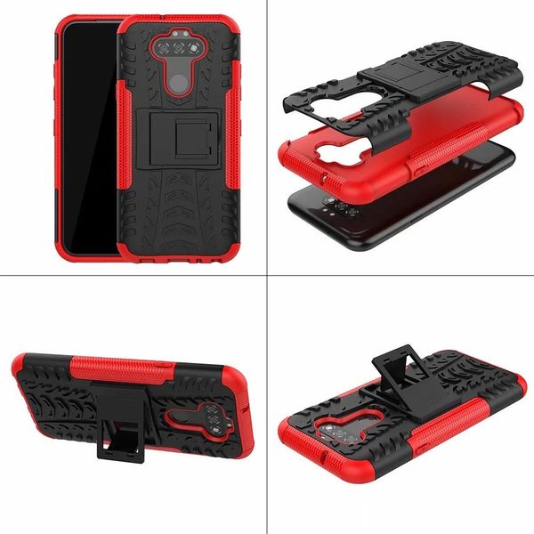 

dazzle hybrid case for galaxy note 20 a21s lg k41s k51s stylo 6 k51 g9 rugged shockproof armor hard pc tpu anti-skid defender tire cover