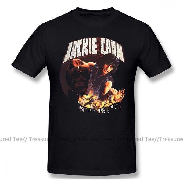 

джеки чан тенниска джеки чан молодые kung fu master t-shirt печать 100 процентов хлопка tee shirt streetwear tshirt