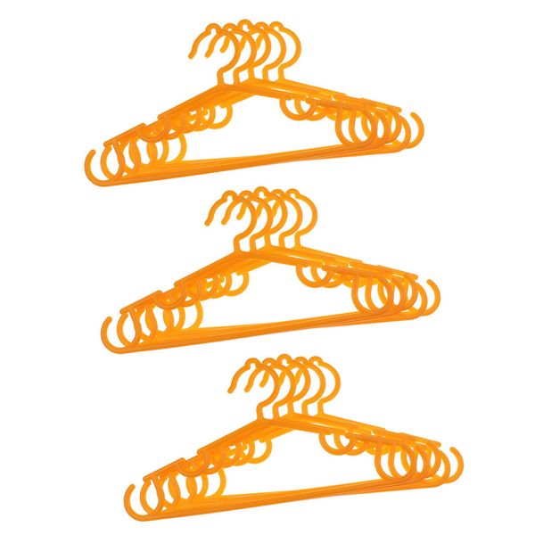 

15pcs baby toddler clothes coat plastic slim hangers nursery wardrobe