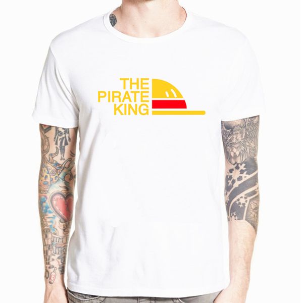 

new brand one piece t-shirt men the pirate king t shirt mens luffy tshirt summer tees japanese anime modal short sleeve men's