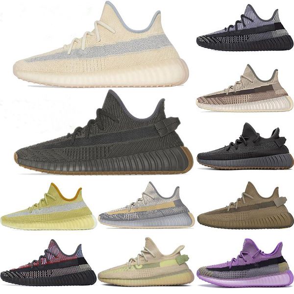 

2020 new kanye west men women running shoes yeehu yecheil yeezreel cinder sage desert earth zebra israfil oreo linen sulfur fashion sneaker