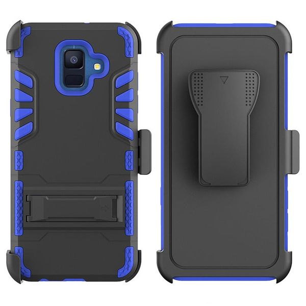 

armor kickstand holster phone case for iphone xs xr xs max 8 8 plus tpu pc 3 in 1 with clips oppbag