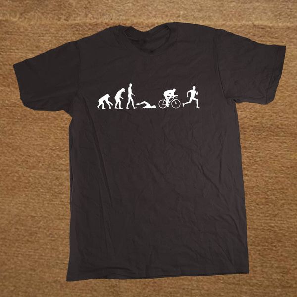 

men male evolution triathlon tees t shirts custom short sleeve team t-shirt men