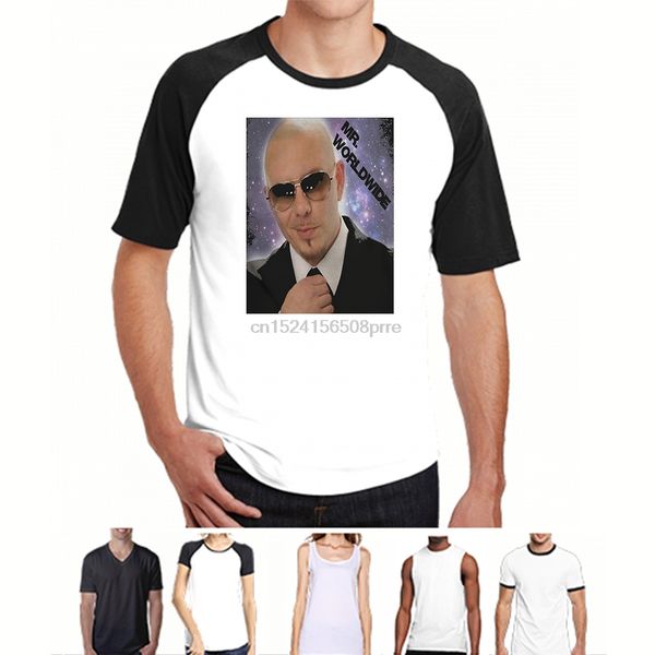 

funny men t shirt women novelty tshirt mr worldwide - pitbull 1 cool t-shirt