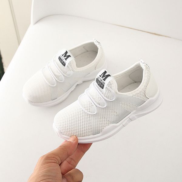 

2020 new sneakers fashion kids shoes for boys girls woven kids sport shoes rubber soft breathable children shoes size 25-36, Black