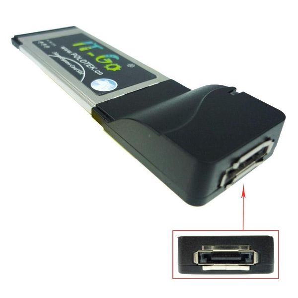 

it-go express card 34 to esata adapter express card 34mm to 1port esata converter