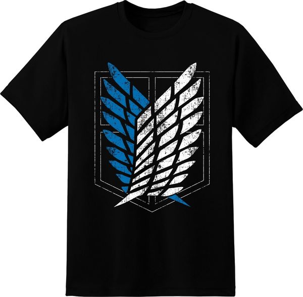 

t-shirt attack on titan attacco dei giganti t shirt maglietta maglia manga anime 100% cotton classic tee t shirt printing
