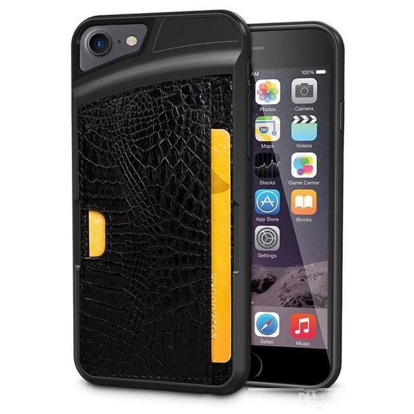 

wallet case pu leather card case for iphone 6s plus iphone 7 cases samsung edge s7 ultra slim protective kickstand credit card case