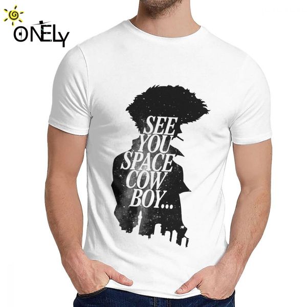 

cartoon cowboy bebop spike see you space cowboy tee for man crazy great t-shirt crewneck