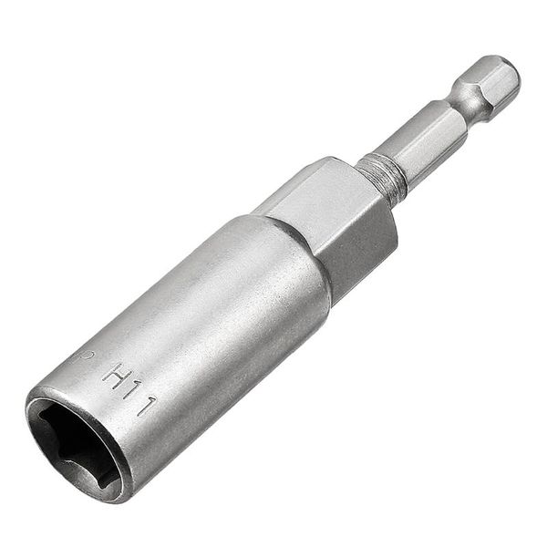 

uxcell 1/4" quick change shank 11mm hex nut driver, 3" length