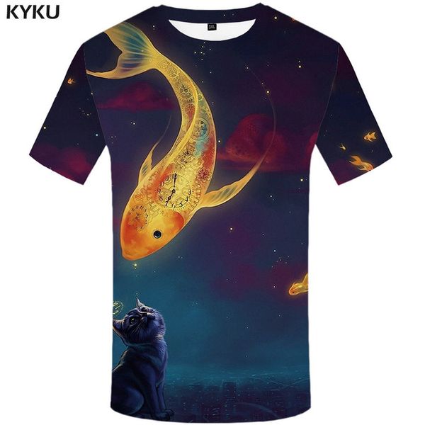 

galaxy space anime nebula punk rock 3d print shirts harajuku comics hentai men clothing