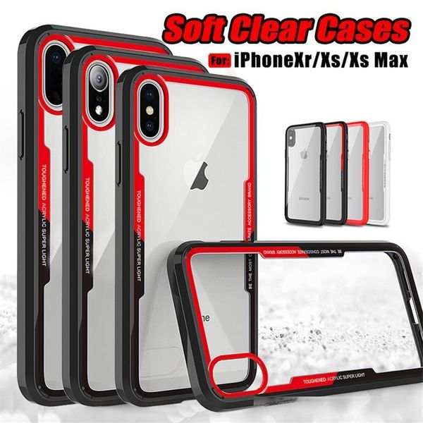 

for iphone xs max iphone xr soft clear cases tpu back cover phone cases anti shock for samsung note 9 s9 plus