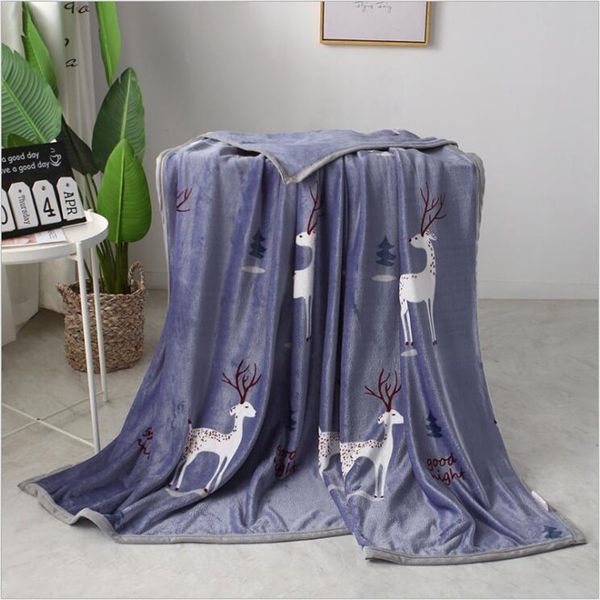 

blankets winter air conditioning blanket plaid super soft coral thick flannel double towelling coverlet nap