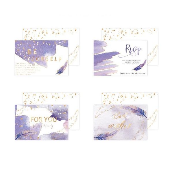 

8 pcs/set creative sulfuric acid paper envelope greeting cards decoration for card wedding letter invitation scrapbooking gift