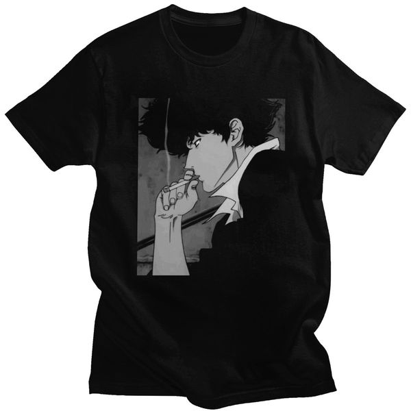 

you're gonna carry that weight cowboy bebop t shirt short sleeve soft cotton spike t-shirt anime manga jet faye tee merch