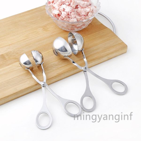 

фрикадельки maker без пригорания мясо baller из нержавеющей стали бал scoop клип sphere mold makers для мороженого тефтели пюре my-inf0314