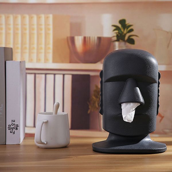 

1pc vintage creative paper towel container new diy plastic napkin box household office tissue organizer decor supplies