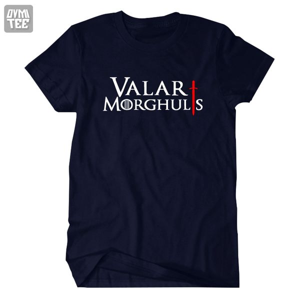 

valar moghulis song of ice and fire game of thrones short sleeve t shirt costume clothing all men must die top