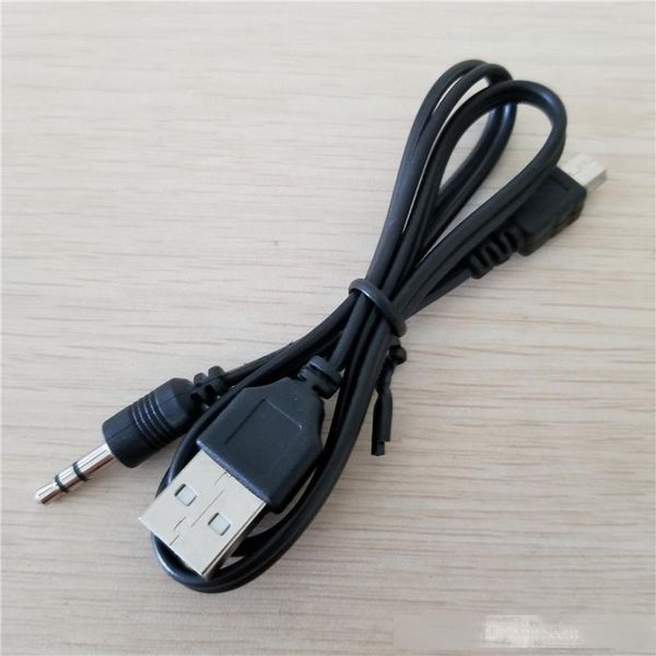 

10pcs mini usb 5 pin to usb a 3.5mm aux charge audio jack cable for mp3 mp4 bluetooth speaker