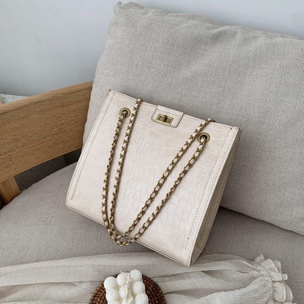 

женщины pu кожаные сумки женский мешок плеча конструктора luxury lady chain tote большой емкости zipper сумки на ремне