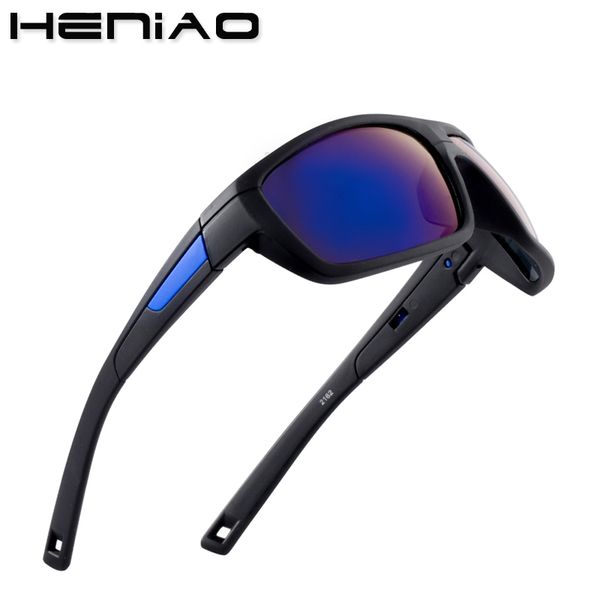 

heniao 2020 новый солнцезащитные очки мужчины лучшие качества мужские солнцезащитные очки спортивные очки brand design uv400 hd мужские ócul, White;black