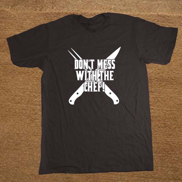 

dont mess with the chef xmas christmas cooking kitchen funny mens t shirt tshirt men cotton short sleeve t-shirt tees