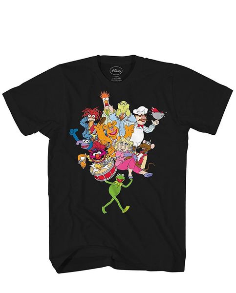 

маппет кермит miss piggy фоззи gonzo beaker взрослых мужчин graphic tee футболки