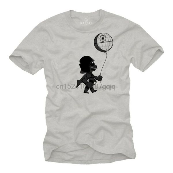 

cooles death star nerd herren t-shirt mit baby vader - mnner banksy art shirt