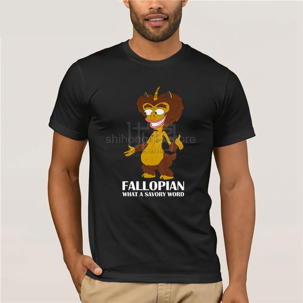 

men funny t shirt women cool tshirt big mouth hormone monster fallopian what a savory word men t-shirt