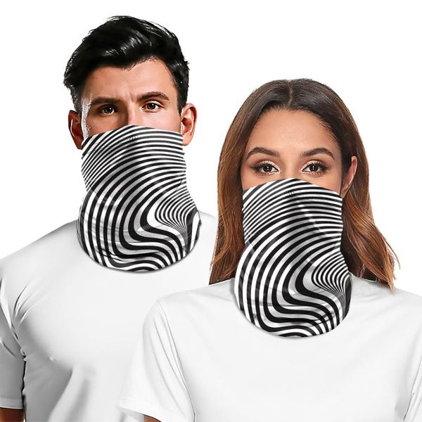 

minkanak мода zebra для печати маска лето солнцезащитный платке моющийся открытый спортивный шарф шеи adult мода украшения, Blue;gray