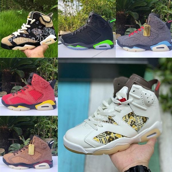 

новый quai 54 jumpman 6 6s jackboys тройных черные вольтовых мужских ботинок баскетбол vi хаки браун мужчины спорт на открытом воздух тренер