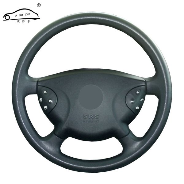 

steering wheel braid for w210 e240 e63 e320 e280 2002-2005/car steering wheel covers protect car interior