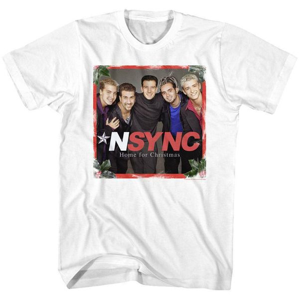 

nsync home for christmas licensed t-shirt loose fit tee shirt