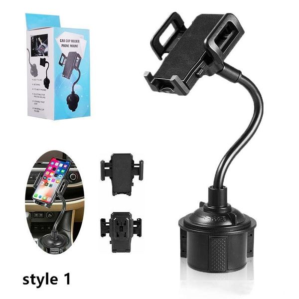

weathertech cup holder universal cell phone mount 2-in-1 car cradles adjustable gooseneck holder compatible for iphone 11 x s10 note10 box