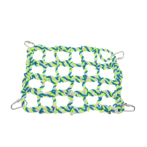 

pet птица попугай попугай клетка rope чистая гамак качели игрушка висячие окуня